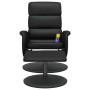 Massageliege mit Fußstütze aus schwarzem Kunstleder von , Sessel - Ref: Foro24-356729, Preis: 145,74 €, Rabatt: %