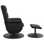 Massageliege mit Fußstütze aus schwarzem Kunstleder von , Sessel - Ref: Foro24-356729, Preis: 145,74 €, Rabatt: %