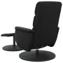 Sillón reclinable masaje con reposapiés cuero sintético negro de , Sillones - Ref: Foro24-356729, Precio: 161,51 €, Descuento: %