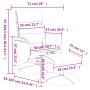 Massageliege mit Fußstütze aus schwarzem Kunstleder von , Sessel - Ref: Foro24-356729, Preis: 145,74 €, Rabatt: %