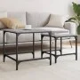 Stackable coffee tables 2 pieces Sonoma gray engineered wood by , Coffee table - Ref: Foro24-838921, Price: 45,67 €, Discount: %