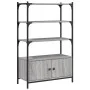 Sonoma gray engineered wood 3-shelf bookcase 70x30x109.5cm by , Bookcases and shelves - Ref: Foro24-838996, Price: 61,81 €, D...