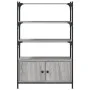 Sonoma gray engineered wood 3-shelf bookcase 70x30x109.5cm by , Bookcases and shelves - Ref: Foro24-838996, Price: 61,81 €, D...