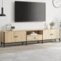 TV cabinet drawer engineered wood Sonoma oak 200x25x44 cm by , TV Furniture - Ref: Foro24-838989, Price: 111,03 €, Discount: %
