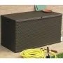 Brown PP rattan garden storage box 120x56x63 cm by vidaXL, Outdoor storage boxes - Ref: Foro24-43710, Price: 89,52 €, Discoun...