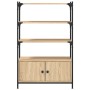 Bücherregal mit 3 Regalen aus Eichenholz, 70 x 30 x 109,5 cm von , Bücherregale und Regale - Ref: Foro24-838994, Preis: 76,94...