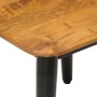 Couchtisch aus Eisen und massivem Mangoholz, 45 x 45 x 40 cm von , Couchtisch - Ref: Foro24-356975, Preis: 58,46 €, Rabatt: %