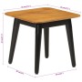 Couchtisch aus Eisen und massivem Mangoholz, 45 x 45 x 40 cm von , Couchtisch - Ref: Foro24-356975, Preis: 58,46 €, Rabatt: %