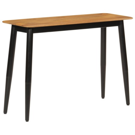 Solid mango wood and iron console table 110x40x76 cm by , Side tables - Ref: Foro24-356977, Price: 107,47 €, Discount: %