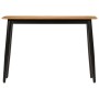 Solid mango wood and iron console table 110x40x76 cm by , Side tables - Ref: Foro24-356977, Price: 107,47 €, Discount: %