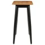 Solid mango wood and iron console table 110x40x76 cm by , Side tables - Ref: Foro24-356977, Price: 106,47 €, Discount: %