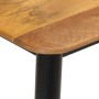 Solid mango wood and iron console table 110x40x76 cm by , Side tables - Ref: Foro24-356977, Price: 107,47 €, Discount: %