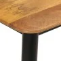 Solid mango wood and iron console table 110x40x76 cm by , Side tables - Ref: Foro24-356977, Price: 106,47 €, Discount: %