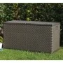 Braune Garten-Aufbewahrungsbox aus PP-Rattan, 120 x 56 x 63 cm von vidaXL, Aufbewahrungsboxen für den Außenbereich - Ref: For...