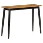 Solid mango wood and iron console table 110x40x76 cm by , Side tables - Ref: Foro24-356977, Price: 106,47 €, Discount: %