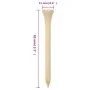 Golftees 1000 Stück 83 mm Bambus von , Golf-Tees - Ref: Foro24-94432, Preis: 29,43 €, Rabatt: %