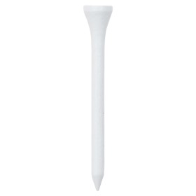 Tees de golf 1000 unidades 83 mm bambú blanco