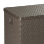 Braune Garten-Aufbewahrungsbox aus PP-Rattan, 120 x 56 x 63 cm von vidaXL, Aufbewahrungsboxen für den Außenbereich - Ref: For...