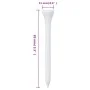 Golf-Tees 1000 Stück 83 mm weißer Bambus von , Golf-Tees - Ref: Foro24-94435, Preis: 32,42 €, Rabatt: %