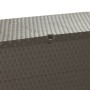 Braune Garten-Aufbewahrungsbox aus PP-Rattan, 120 x 56 x 63 cm von vidaXL, Aufbewahrungsboxen für den Außenbereich - Ref: For...