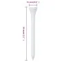 Golf tees 1000 units 54 mm white bamboo by , golf tees - Ref: Foro24-94433, Price: 20,50 €, Discount: %