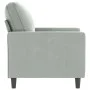 Light gray velvet armchair 60 cm by , Sofas - Ref: Foro24-359179, Price: 130,98 €, Discount: %