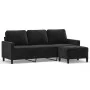 3-Sitzer-Sofa mit schwarzem Samthocker 180 cm von , Sofas - Ref: Foro24-3201060, Preis: 323,52 €, Rabatt: %