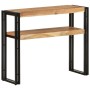 Mesa consola de madera maciza de acacia 90x30x75 cm de , Mesas auxiliares - Ref: Foro24-321097, Precio: 122,92 €, Descuento: %