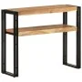Solid acacia wood console table 90x30x75 cm by , Side tables - Ref: Foro24-321097, Price: 123,02 €, Discount: %