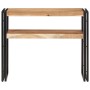 Mesa consola de madera maciza de acacia 90x30x75 cm de , Mesas auxiliares - Ref: Foro24-321097, Precio: 122,92 €, Descuento: %