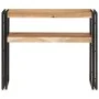 Solid acacia wood console table 90x30x75 cm by , Side tables - Ref: Foro24-321097, Price: 123,02 €, Discount: %