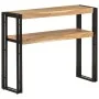 Solid acacia wood console table 90x30x75 cm by , Side tables - Ref: Foro24-321097, Price: 123,02 €, Discount: %