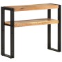 Mesa consola de madera maciza de acacia 90x30x75 cm de , Mesas auxiliares - Ref: Foro24-321097, Precio: 122,92 €, Descuento: %
