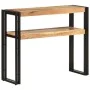 Solid acacia wood console table 90x30x75 cm by , Side tables - Ref: Foro24-321097, Price: 123,02 €, Discount: %
