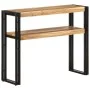 Solid acacia wood console table 90x30x75 cm by , Side tables - Ref: Foro24-321097, Price: 123,02 €, Discount: %