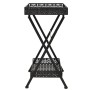 Mesa de centro plegable estilo vintage metal 58x35x72 cm negro de vidaXL, Mesas auxiliares - Ref: Foro24-245941, Precio: 83,0...