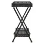 Vintage style metal folding coffee table 58x35x72 cm black by vidaXL, Side tables - Ref: Foro24-245941, Price: 80,97 €, Disco...
