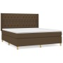 Boxspringbett mit dunkelbrauner Stoffmatratze 160x200 cm von , Betten und Lattenroste - Ref: Foro24-3132244, Preis: 578,16 €,...