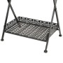 Mesa de centro plegable estilo vintage metal 58x35x72 cm negro de vidaXL, Mesas auxiliares - Ref: Foro24-245941, Precio: 83,0...