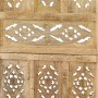Biombo 5 paneles tallado a mano madera maciza mango 200x165 cm de , Divisores de ambientes - Ref: Foro24-285317, Precio: 317,...