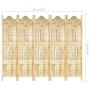 Handgeschnitztes 5-Panel-Sieb massives Mangoholz 200x165 cm von , Raumteiler - Ref: Foro24-285317, Preis: 317,77 €, Rabatt: %