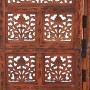 Handgeschnitzter 4-Panel-Paravent mit braunem Mangoholz 160x165 cm von , Raumteiler - Ref: Foro24-285329, Preis: 279,95 €, Ra...
