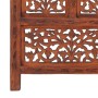 Handgeschnitzter 4-Panel-Paravent mit braunem Mangoholz 160x165 cm von , Raumteiler - Ref: Foro24-285329, Preis: 279,95 €, Ra...