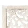 Biombo 3 paneles tallado a mano madera mango blanco 120x165 cm de , Divisores de ambientes - Ref: Foro24-285336, Precio: 184,...