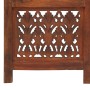 Handgeschnitzter 3-Panel-Paravent mit braunem Mangoholz 120x165 cm von , Raumteiler - Ref: Foro24-285334, Preis: 222,02 €, Ra...