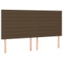 Cama box spring con colchón tela marrón oscuro 160x200 cm de , Camas y somieres - Ref: Foro24-3128616, Precio: 529,53 €, Desc...