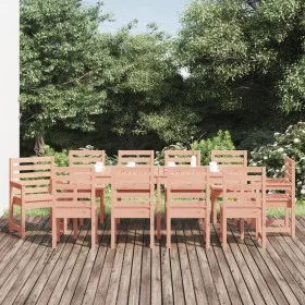 Garden dining set 11 pieces solid Douglas fir wood by , Garden sets - Ref: Foro24-3154724, Price: 681,10 €, Discount: %