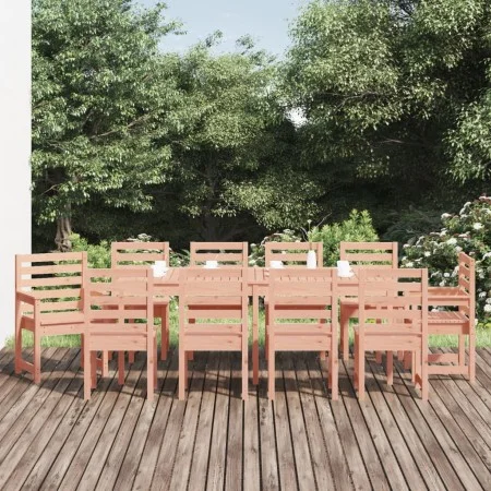 Garden dining set 11 pieces solid Douglas fir wood by , Garden sets - Ref: Foro24-3154724, Price: 691,35 €, Discount: %