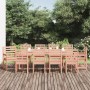 Juego de comedor de jardín 11 pzas madera maciza abeto Douglas de , Conjuntos de jardín - Ref: Foro24-3154724, Precio: 690,81...