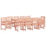 Juego de comedor de jardín 11 pzas madera maciza abeto Douglas de , Conjuntos de jardín - Ref: Foro24-3154724, Precio: 690,81...